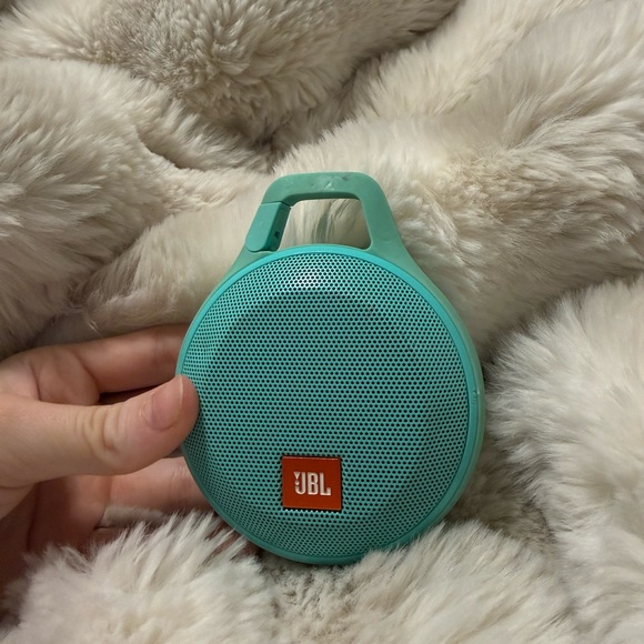 JBL Teal Portable Bluetooth Speaker with Clip